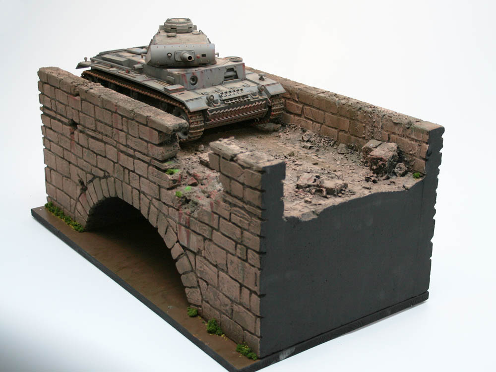 Steinbrücke - Diorama