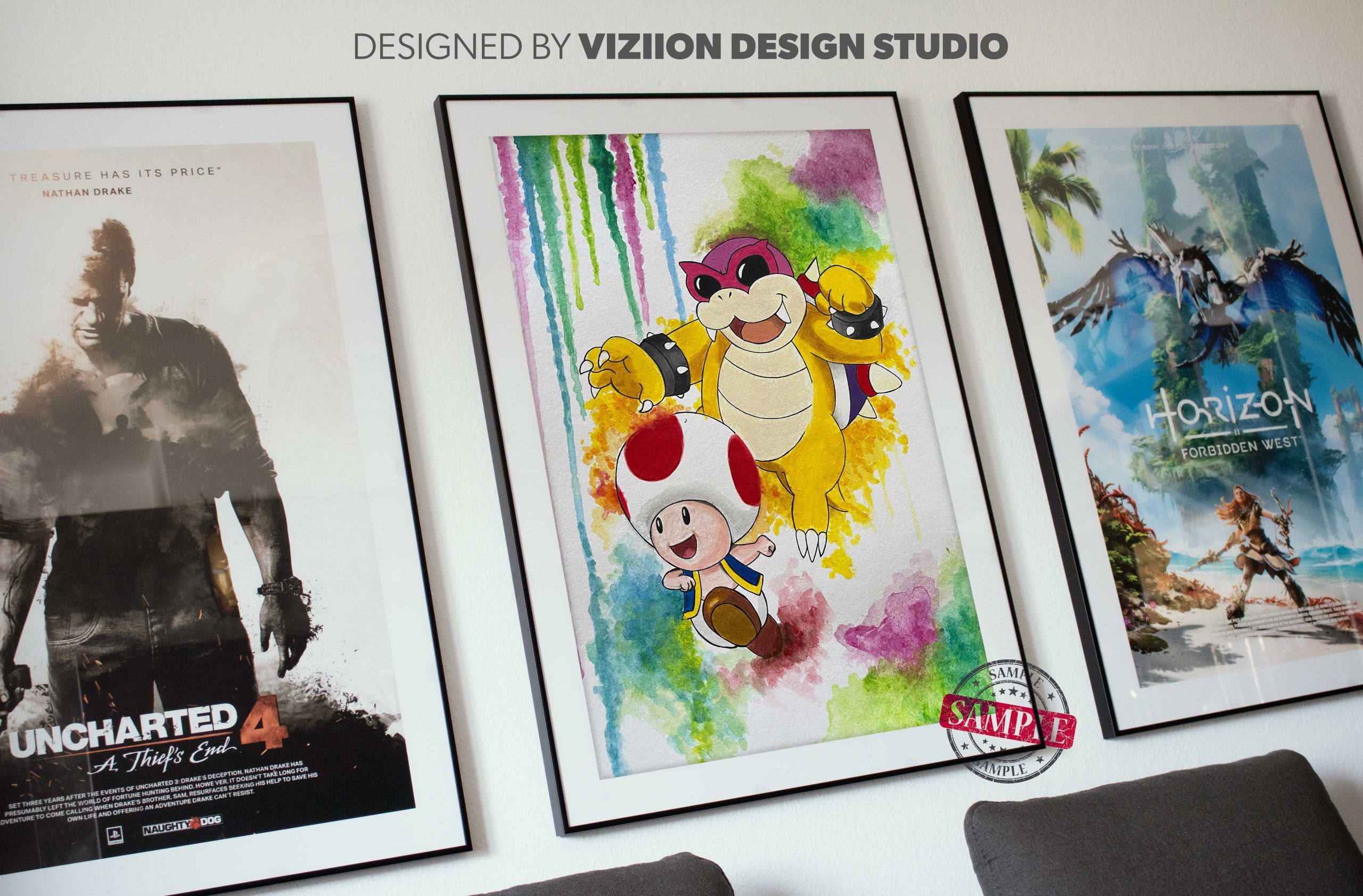 Mario Kart 8 Deluxe - Toad & Roy Artwork Mario Kart 8 Deluxe - Toad & Roy Artwork